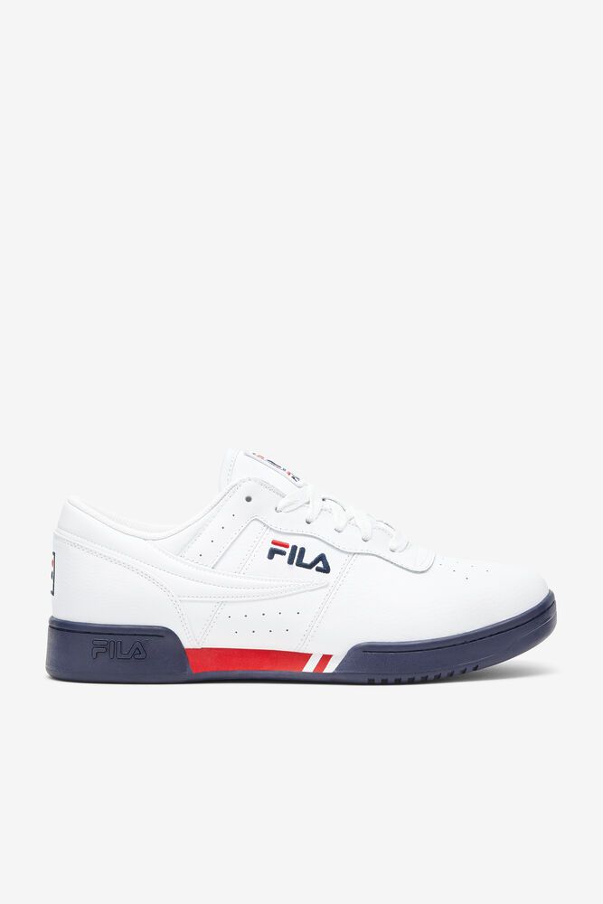 Fila Sneakers Mens White - Original Fitness Op - Philippines 5943621-XP